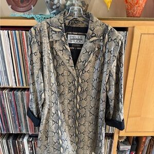 PRICE DROP: VTG,PELLE STUDIO  Beige/peach/gray textured LAMBSKIN LEATHER, XL